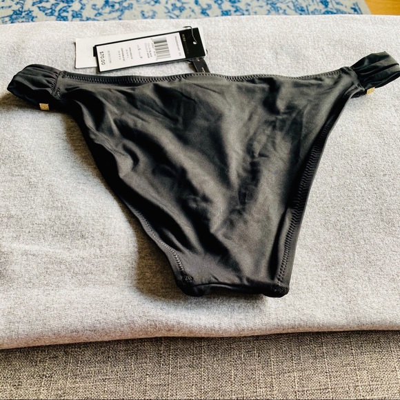 NWT BCBGMAXAZRIA Femme Fatale Gold Studded Bikini - Picture 4 of 6